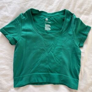 Athletic Teal Crop Top